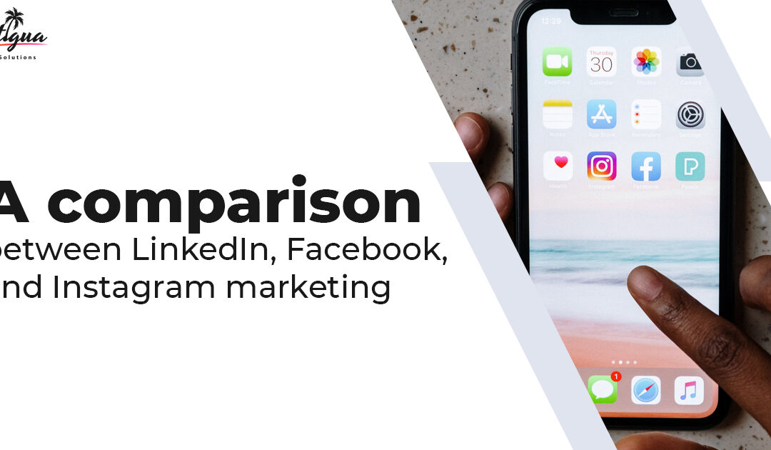A comparison between LinkedIn, Facebook, and Instagram marketing