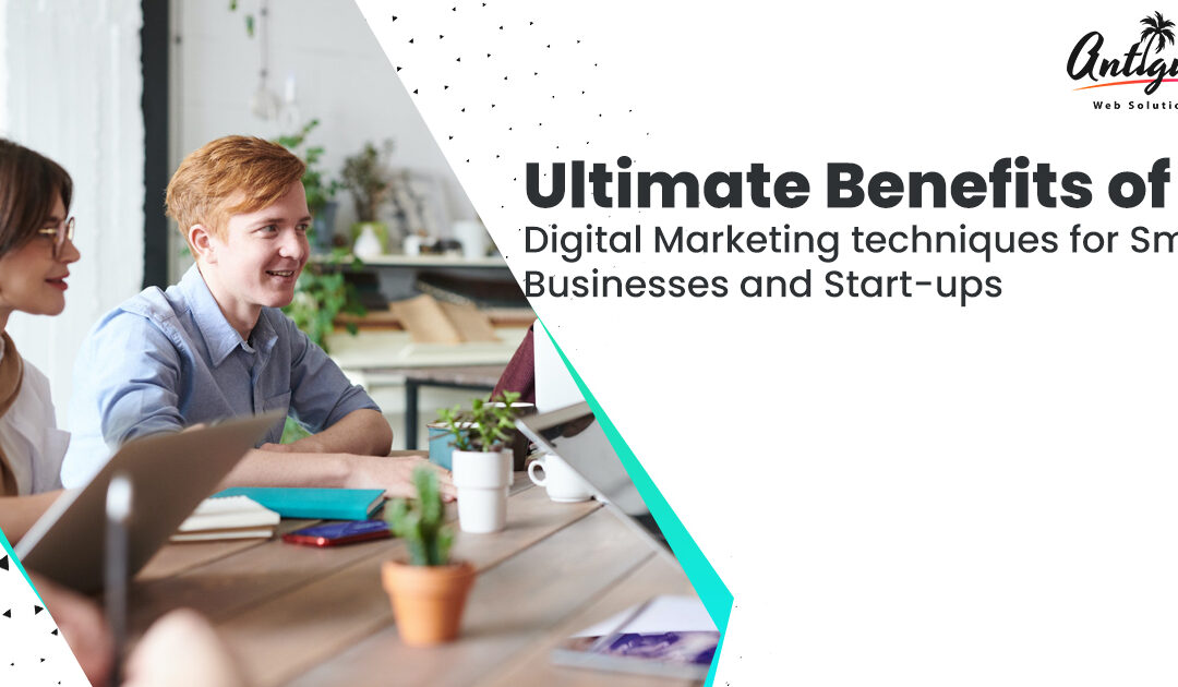 Ultimate Benefits of Digital Marketing techniques for Small Businesses and Start-ups